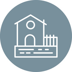 Fototapeta premium Cottage Icon