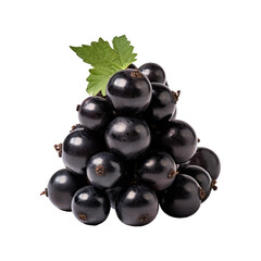 Fototapeta premium Stack of black currant png.