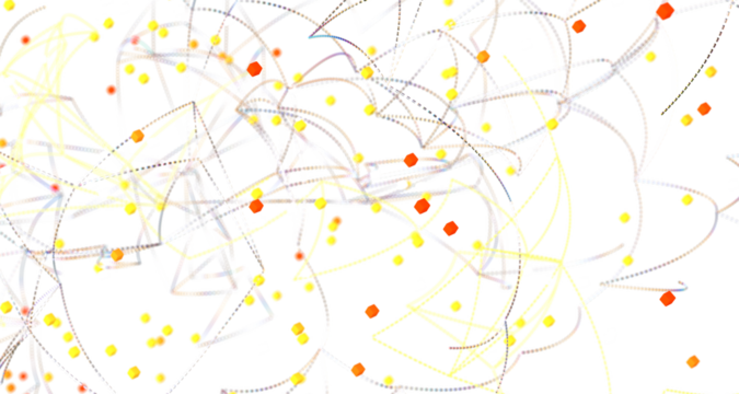 Abstract digital background of points and lines. Glowing plexus. Big data. Network or connection.