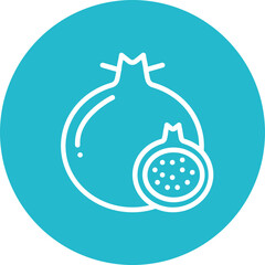 Pomegranate Icon