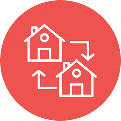 House Exchange Icon