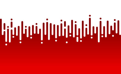 Abstract red mustard rounded lines background