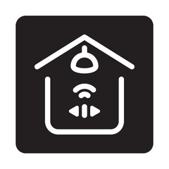Lighting Control icon with button line style, perfect for web and presentation etc.
