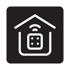 Internet of Things icon with button line style, perfect for web and presentation etc.
