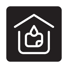 Water Management icon with button line style, perfect for web and presentation etc.