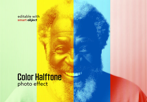Color Halftone Effect