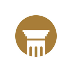 Column logo vector template element symbol design