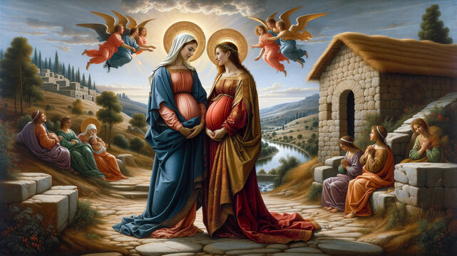 Mary's Song of Grace: The Magnificat at Elizabeth's Visitation by Mary Mother of God. 
