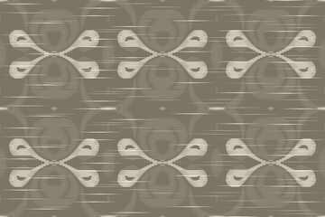 Motif Ikat Seamless Pattern Embroidery Background. Ikat Print Geometric Ethnic Oriental Pattern Traditional. Ikat Aztec Style Abstract Design for Print Texture,fabric,saree,sari,carpet.
