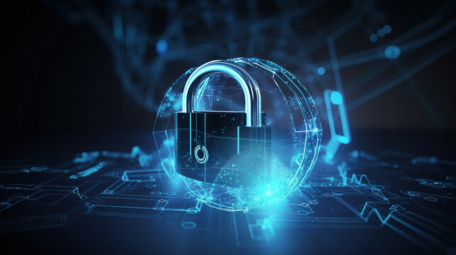Cybersecurity, Data Privacy in the Digital Age in a Connected World, digital lock key