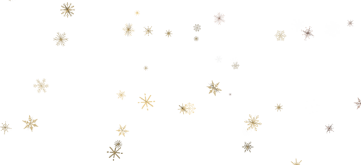 Snowflakes - Snowflakes falling for christmas decoration abstract