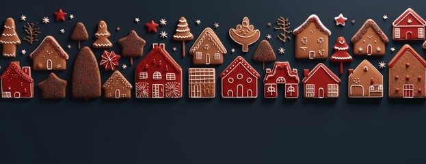 Horizontal Christmas and New Year holiday banner, poster for website, header for website. Christmas background. Xmas festive