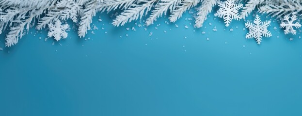 Fototapeta na wymiar Horizontal Christmas and New Year holiday banner, poster for website, header for website. Christmas background. Xmas festive