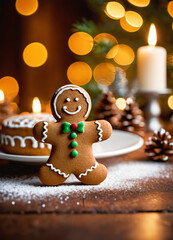 Photo of the Christmas Gibgerbread man cookies