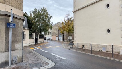 street in the old town in France