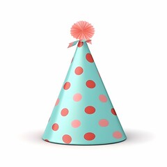 colorful party hat background illustration