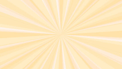 Sun burst background in yellow color Simply ray decoration. Circus style. Fantasy Vector illustration
