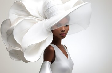 portrait of a woman in a hat