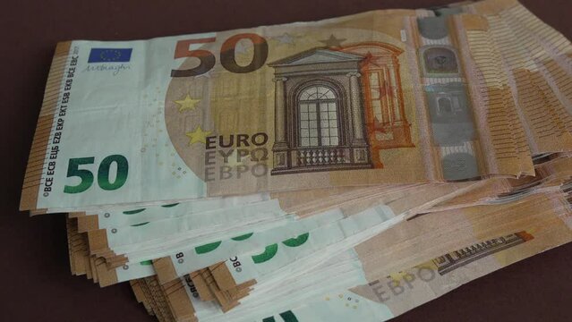Billets de 50 Euros.