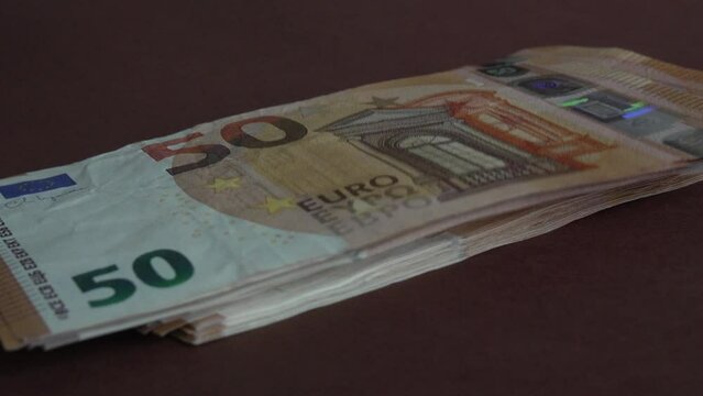 Billets de 50 Euros.