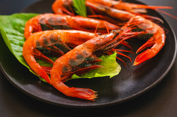 	魚卵溢れる甘海老