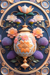 still life with flowers