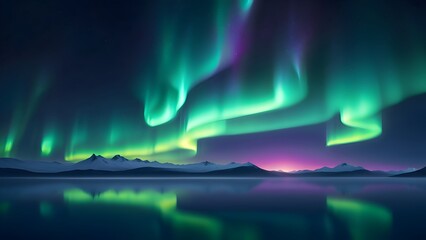 Northern Lights. Aurora Borealis Wallpaper.