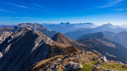 Autumn colors are exploding in the woods of Carnic Alps