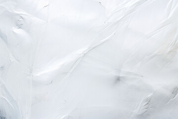 Plastic texture for background. White plastic sheet with scratches and cracks.  