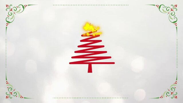 Merry Christmas Greeting, Animated Christmas Wish