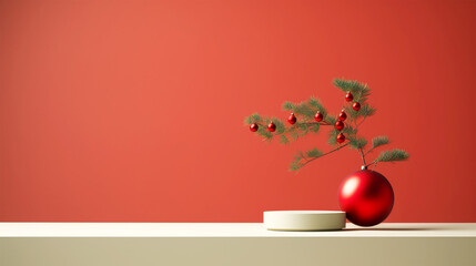 minimal Christmas composition