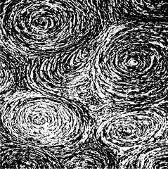 Circular starburst explosion texture. Distressed uneven grunge background. Abstract vector illustration. Overlay to create interesting effect and depth. Isolated on white background.