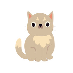 Cat. Vector illustration of cute cat icon. cute cat