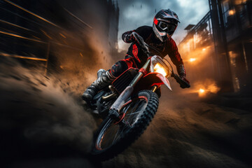 Extreme Sports Energy: Motocross Rider