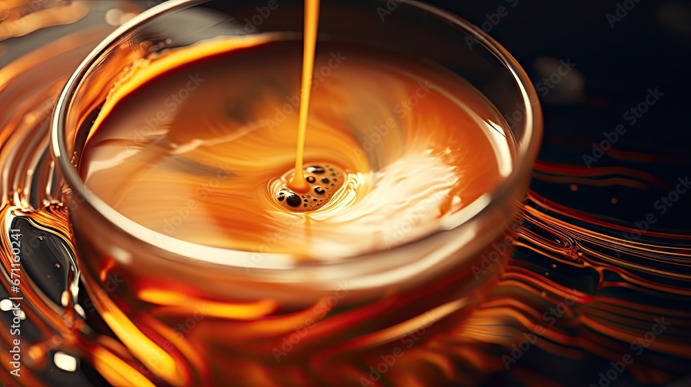 Poster a ladybug sitting on top of a liquid in a bowl with a ladybug on the top of the liquid and a ladybug