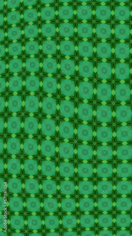 Poster abstract green vertical background. animated loop background video with copy space.