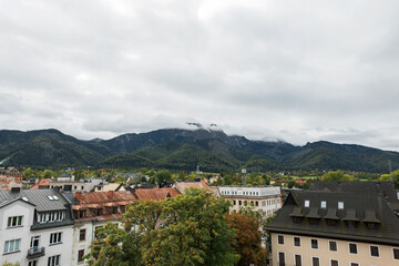 Obraz premium Beautiful mountains and vintage town in Zakopane, Poland. Tatras and nature