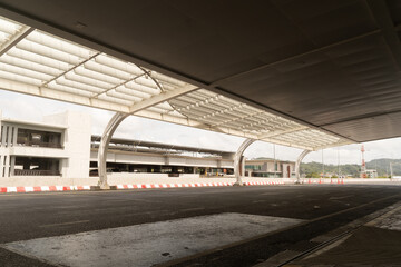 Fototapeta premium Car park, Departure area, 2nd floor, Phuket International Airport