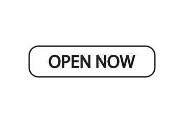 Open now neon exclusive logo, colorful design, element, website banner advertising colorful background business concept shop design vector illustration. 
