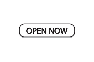 Open now neon exclusive logo, colorful design, element, website banner advertising colorful background business concept shop design vector illustration. 
