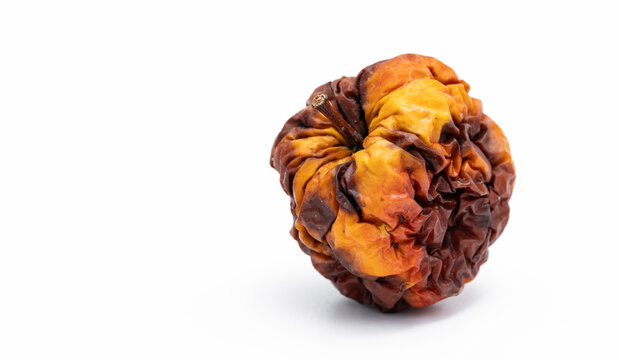 Schrumpeliger Apfel