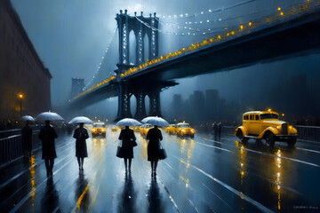 Obraz premium New York painting