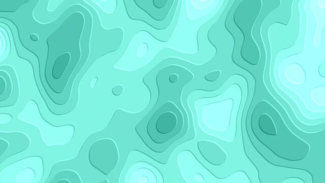 Abstract  paper cut style  background animation. Abstract liquid background.