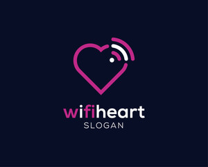 Wifi Logo Design Vector, Wifi Logo Template, Network Logo