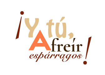 Letterin, Refranes populares en español.