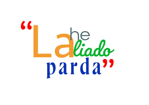 Letterin, Refranes populares en espa&ntilde;ol.