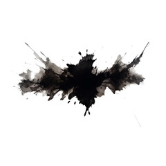 Splash Grunge isolated on transparent, AI Generated