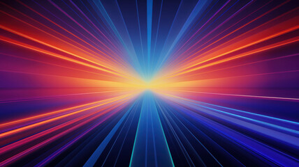 Obraz premium Abstract Convergence Lines Perspective Gradient