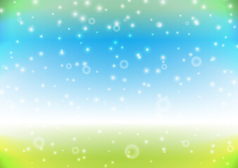 爽やかなグラデーションのキラキラ背景素材