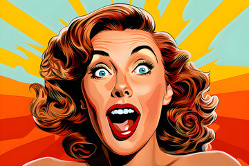 Cartoon portrait of a person with a smile